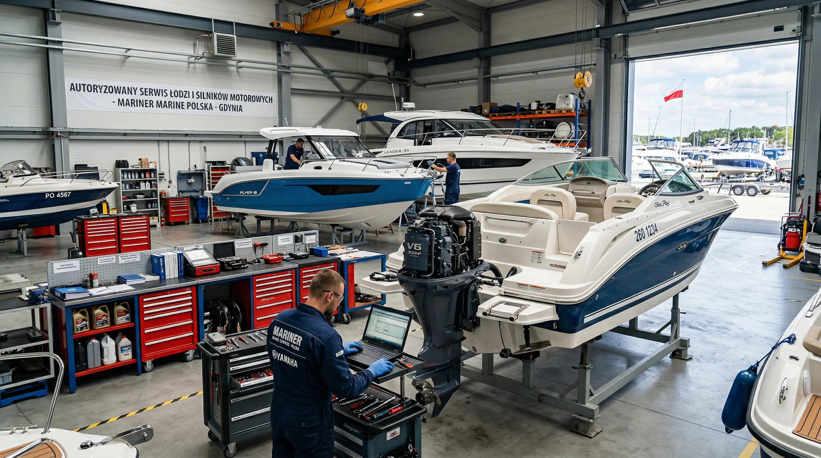 Warsztat serwisowy Aqua Sport Serwis – serwis łodzi w rejonie Mrągowa
