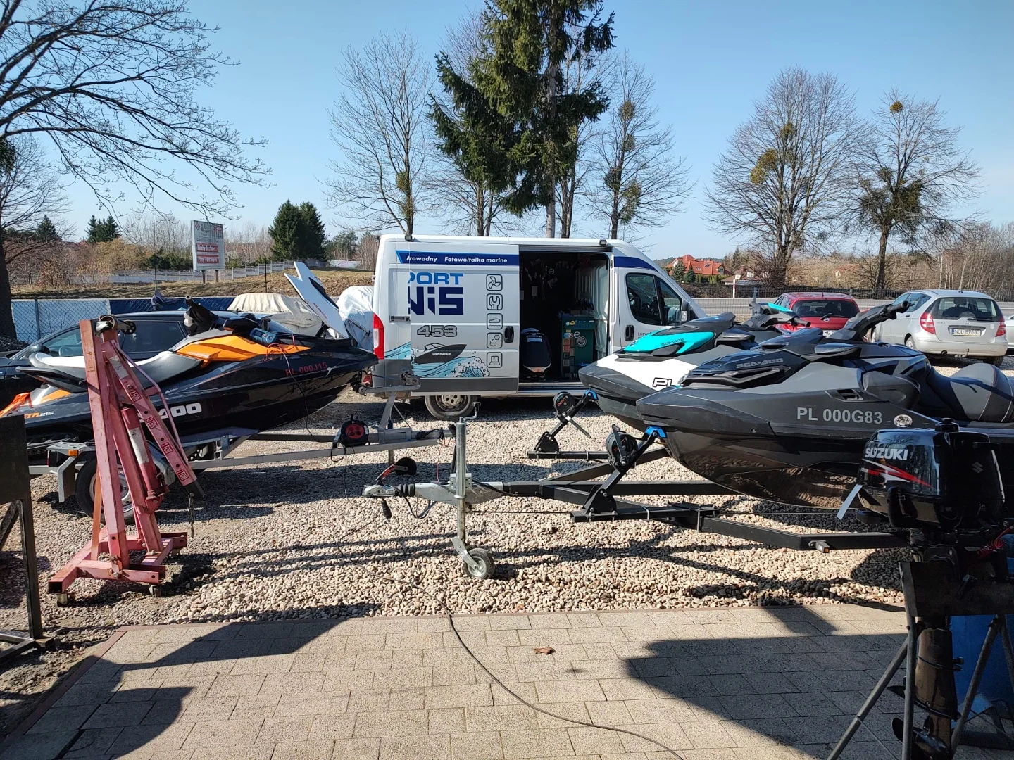Plac serwisowy Aqua Sport Serwis – skutery wodne i van